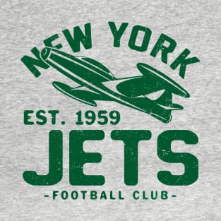 Vintage New York Jets 1 by Buck Tee T-Shirt